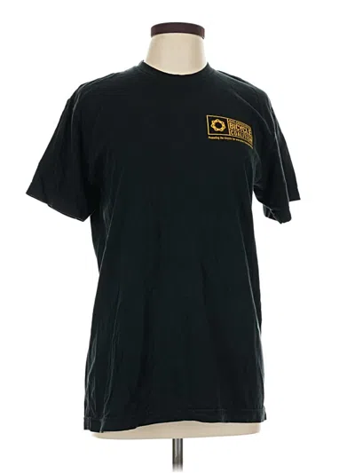 Pre-owned American Apparel Short Sleeve T-shirt In Black