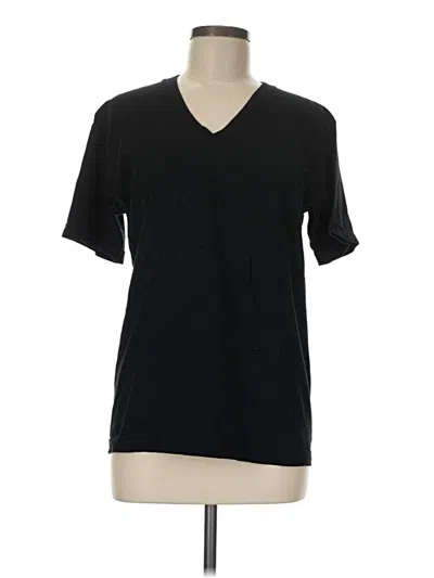 Pre-owned American Apparel Short Sleeve T-shirt In Black