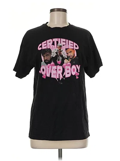 Pre-owned American Apparel Short Sleeve T-shirt In Black