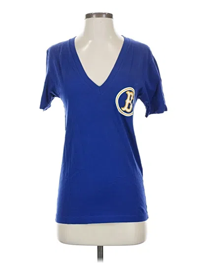 Pre-owned American Apparel Short Sleeve T-shirt In Blue