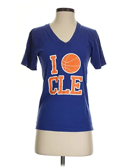 Pre-owned American Apparel Short Sleeve T-shirt In Blue