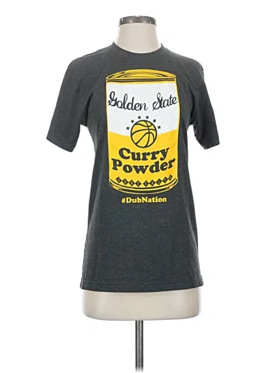 Pre-owned American Apparel Short Sleeve T-shirt In Gray