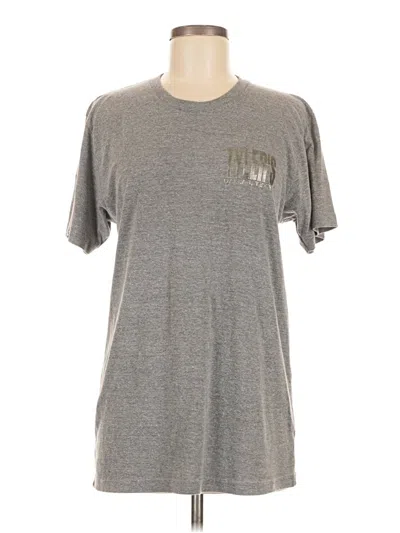 Pre-owned American Apparel Short Sleeve T-shirt In Gray