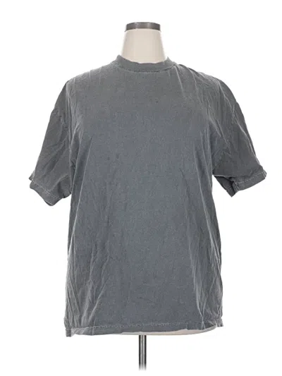 Pre-owned American Apparel Short Sleeve T-shirt In Gray