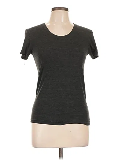 Pre-owned American Apparel Short Sleeve T-shirt In Gray