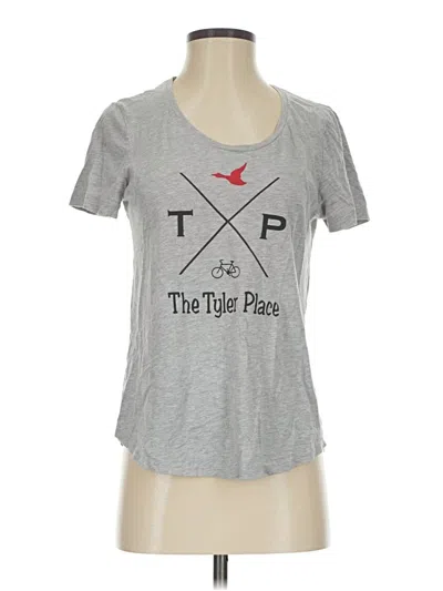 Pre-owned American Apparel Short Sleeve T-shirt In Gray