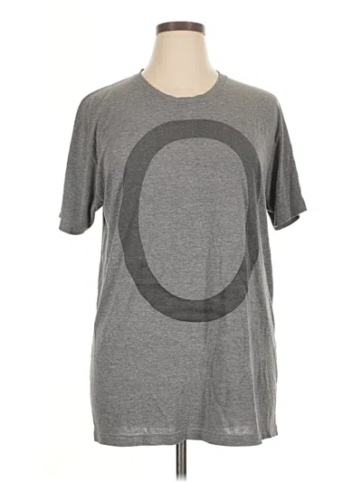 Pre-owned American Apparel Short Sleeve T-shirt In Gray