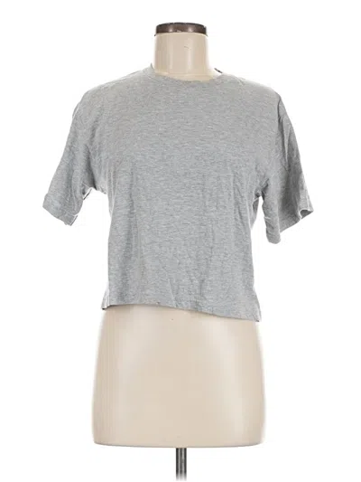 Pre-owned American Apparel Short Sleeve T-shirt In Gray