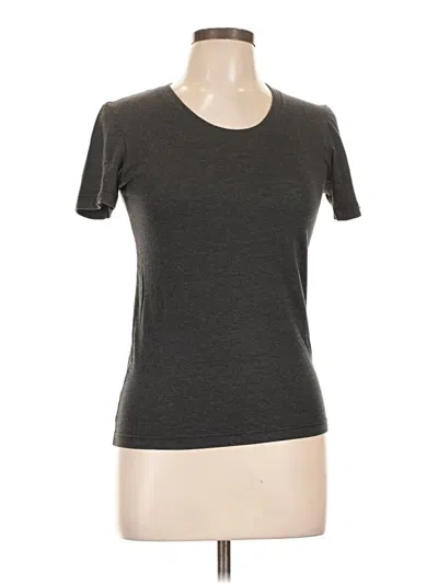 Pre-owned American Apparel Short Sleeve T-shirt In Gray