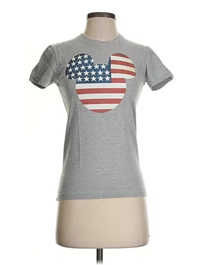 Pre-owned American Apparel Short Sleeve T-shirt In Gray