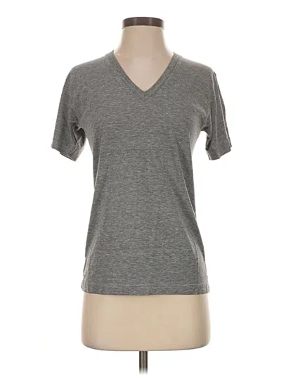 Pre-owned American Apparel Short Sleeve T-shirt In Gray