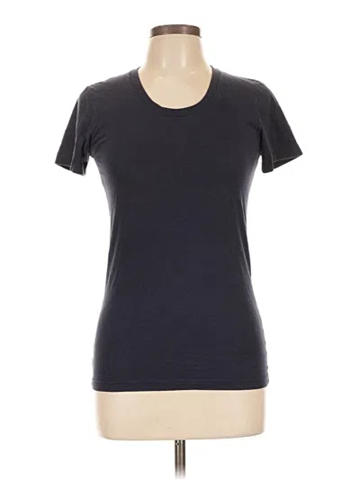 Pre-owned American Apparel Short Sleeve T-shirt In Gray