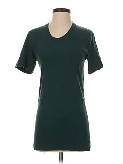 Pre-owned American Apparel Short Sleeve T-shirt In Green