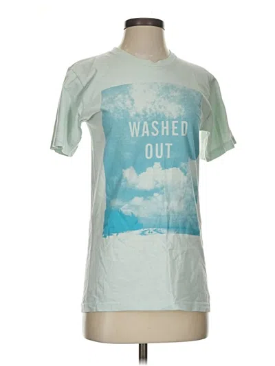 Pre-owned American Apparel Short Sleeve T-shirt In Green