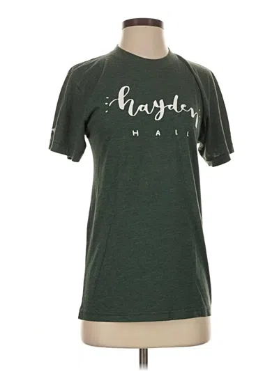 Pre-owned American Apparel Short Sleeve T-shirt In Green