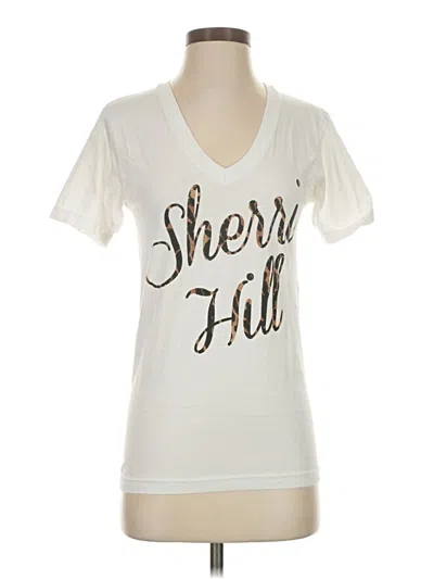 Pre-owned American Apparel Short Sleeve T-shirt In Ivory