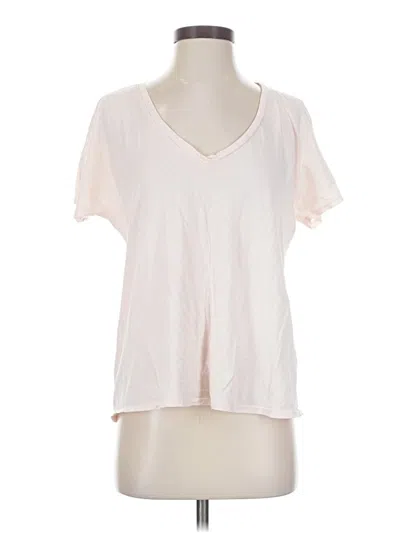 Pre-owned American Apparel Short Sleeve T-shirt In Ivory