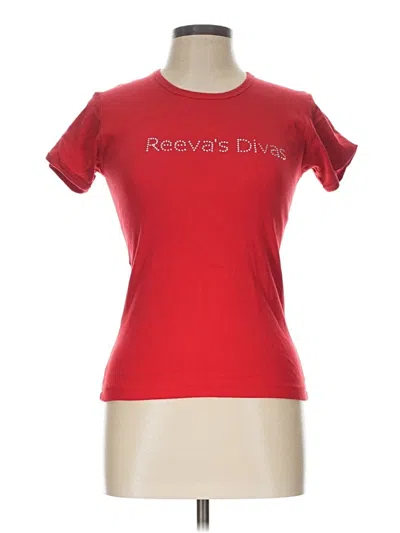 Pre-owned American Apparel Short Sleeve T-shirt In Red