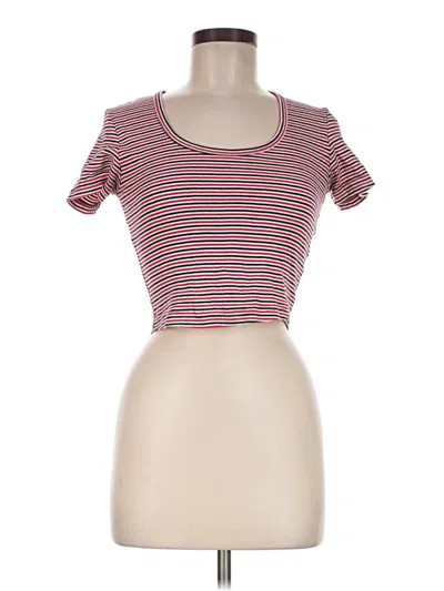 Pre-owned American Apparel Short Sleeve T-shirt In Red