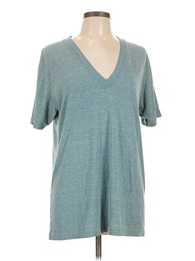 Pre-owned American Apparel Short Sleeve T-shirt In Teal