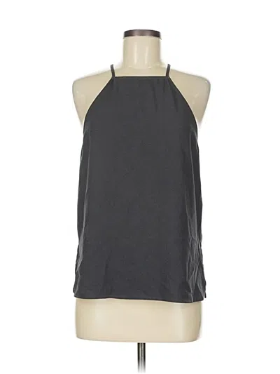 Pre-owned American Apparel Sleeveless Blouse In Gray