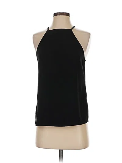 Pre-owned American Apparel Sleeveless Top Black Halter Neckline Tops