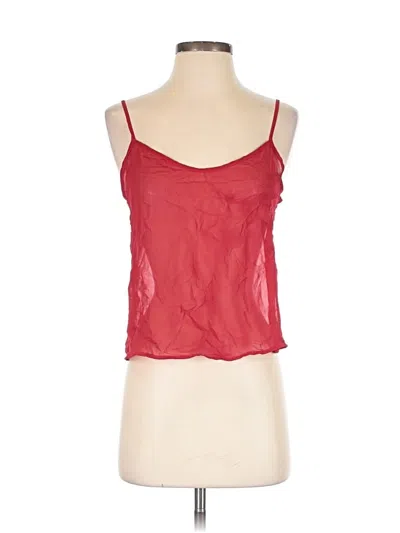 Pre-owned American Apparel Sleeveless Top Red Sweetheart Neckline Tops