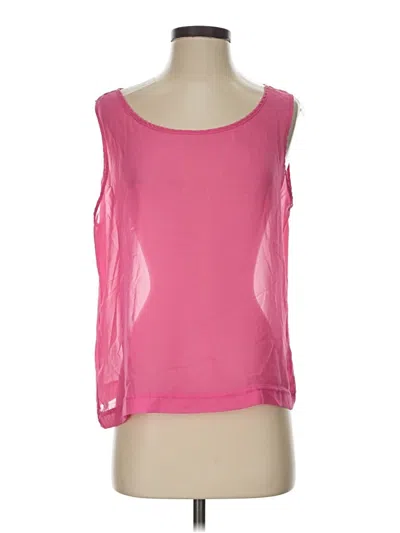 Pre-owned American Apparel Sleeveless T-shirt In Pink