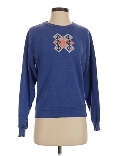 Pre-owned American Apparel Sweatshirt In Blue