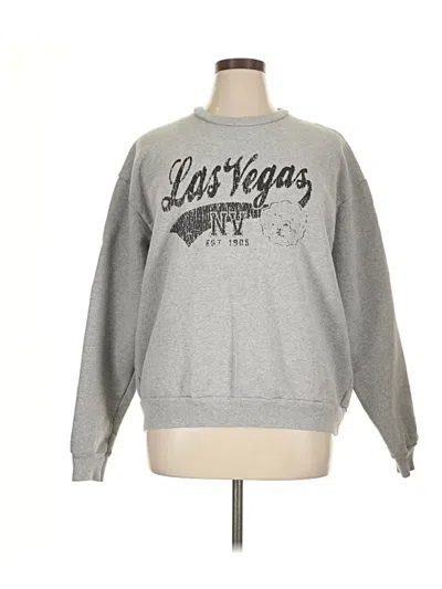 Pre-owned American Apparel Sweatshirt In Gray