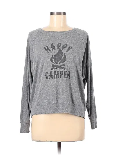 Pre-owned American Apparel Sweatshirt In Gray