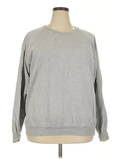 Pre-owned American Apparel Sweatshirt In Gray