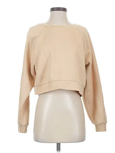 Pre-owned American Apparel Sweatshirt In Tan