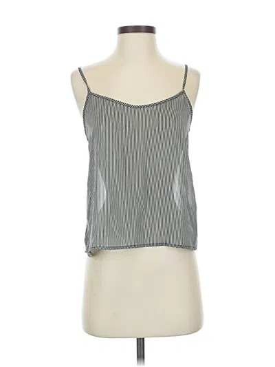 Pre-owned American Apparel Tank Top Gray Halter Neckline Tops