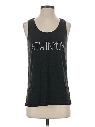 Pre-owned American Apparel Tank Top Gray Strapless Neckline Tops