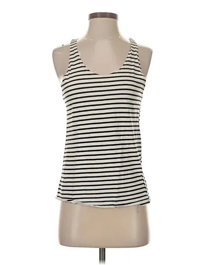 Pre-owned American Apparel Tank Top Ivory Halter Neckline Tops