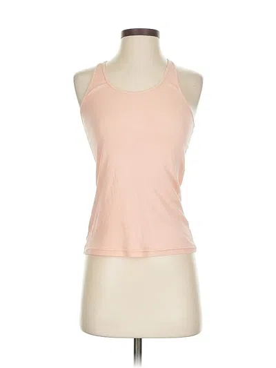 Pre-owned American Apparel Tank Top Pink Halter Neckline Tops