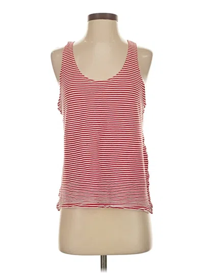 Pre-owned American Apparel Tank Top Red Halter Neckline Tops