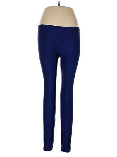 Pre-owned American Apparel Yoga Pants In Blue