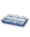 AMERICAN ATELIER ACRYLIC TRAY CLEAR DISHES WITH LIDS