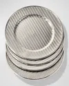 American Atelier Aubrey Silver Electroplated Charger Set Of 4