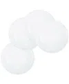 American Atelier Beaded Clear Glass Charger Plates, Set Of 4 In No Color