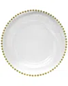 American Atelier Gold Beaded Charger Plate