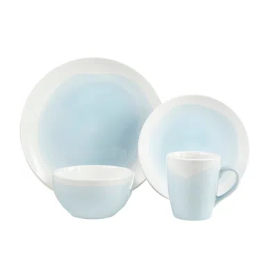 American Atelier Oasis 16 Pc Dinnerware Set In Blue