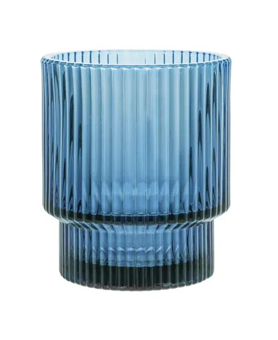 American Atelier Old Fashioned Glasses, Set Of 4 In Blue