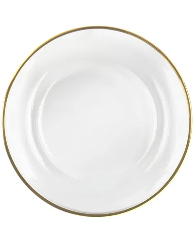 American Atelier Rimmed Clear Glass Charger Plate