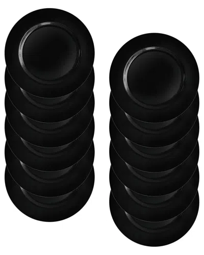 AMERICAN ATELIER AMERICAN ATELIER SET OF 12 ROUND CHARGER PLATES