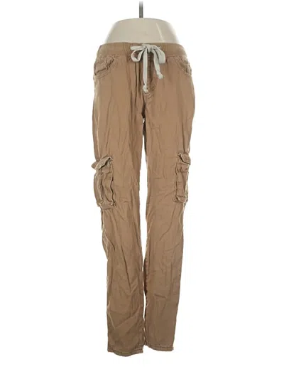 Pre-owned American Bazi Cargo Pants In Tan