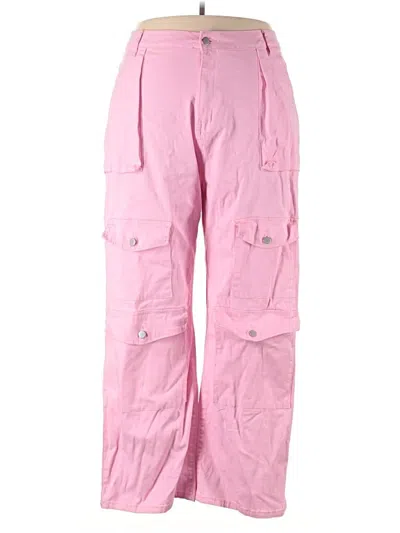Pre-owned American Bazi Casual Pants In Pink