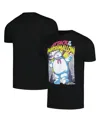 American Classics Men's And Women's Black The Real Ghostbusters Marshmallow Attacks Graphic T-shirt In Black